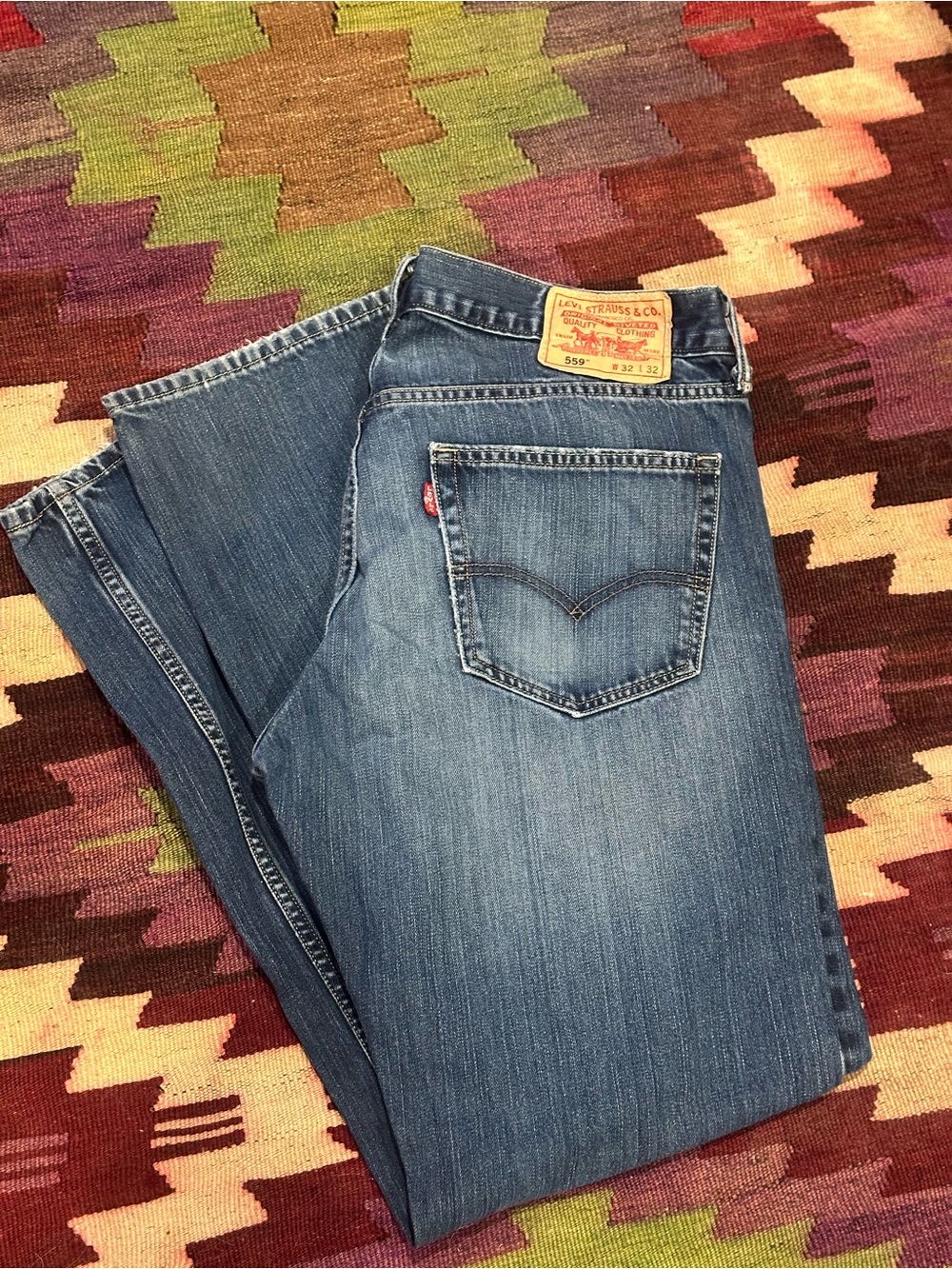 Levi's Men's Medium Blue Straight Jeans